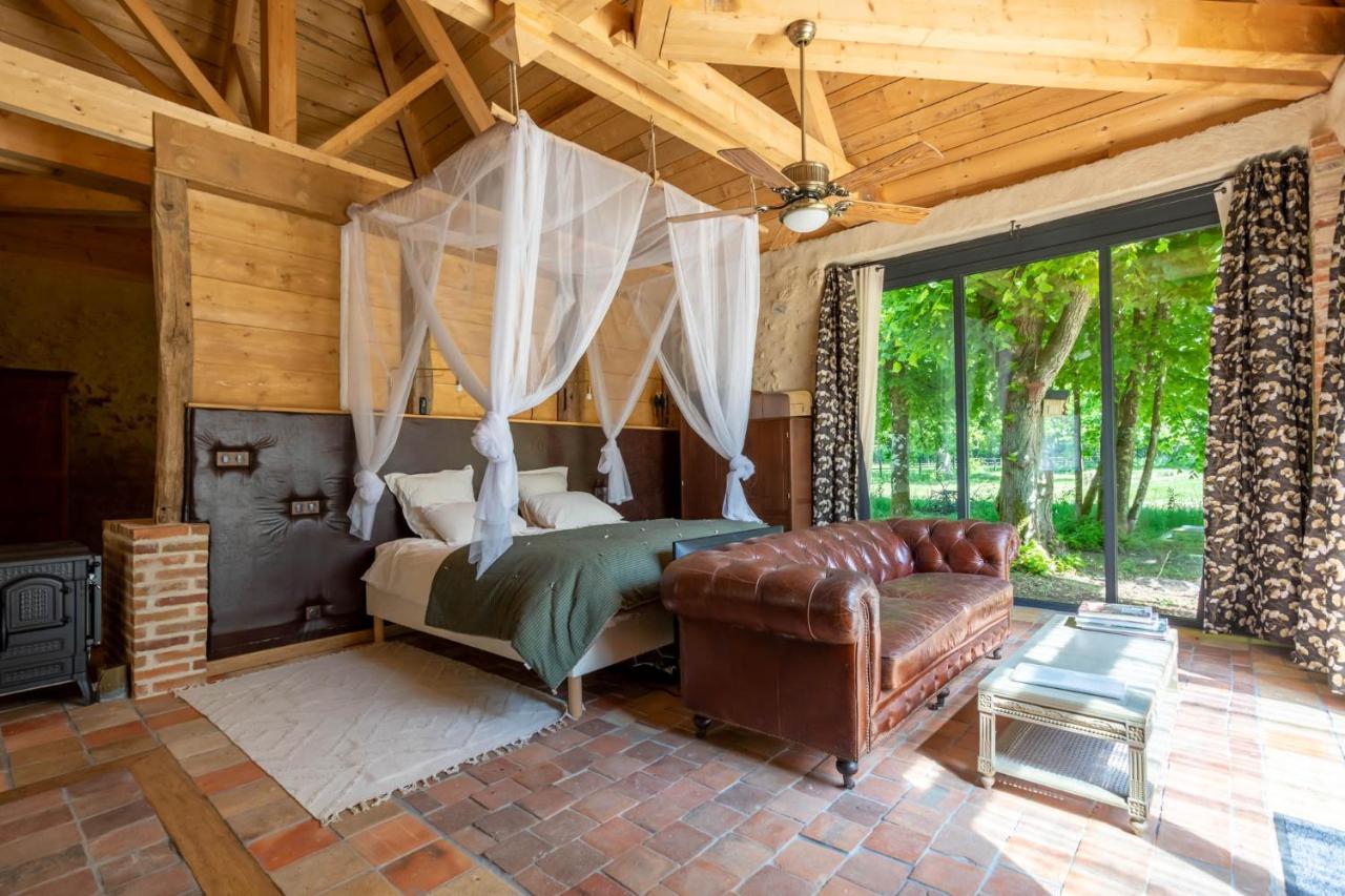 ז'ואה-לה-טור Manoir De La Mazeraie Lodge De Luxe Loire Valley מראה חיצוני תמונה