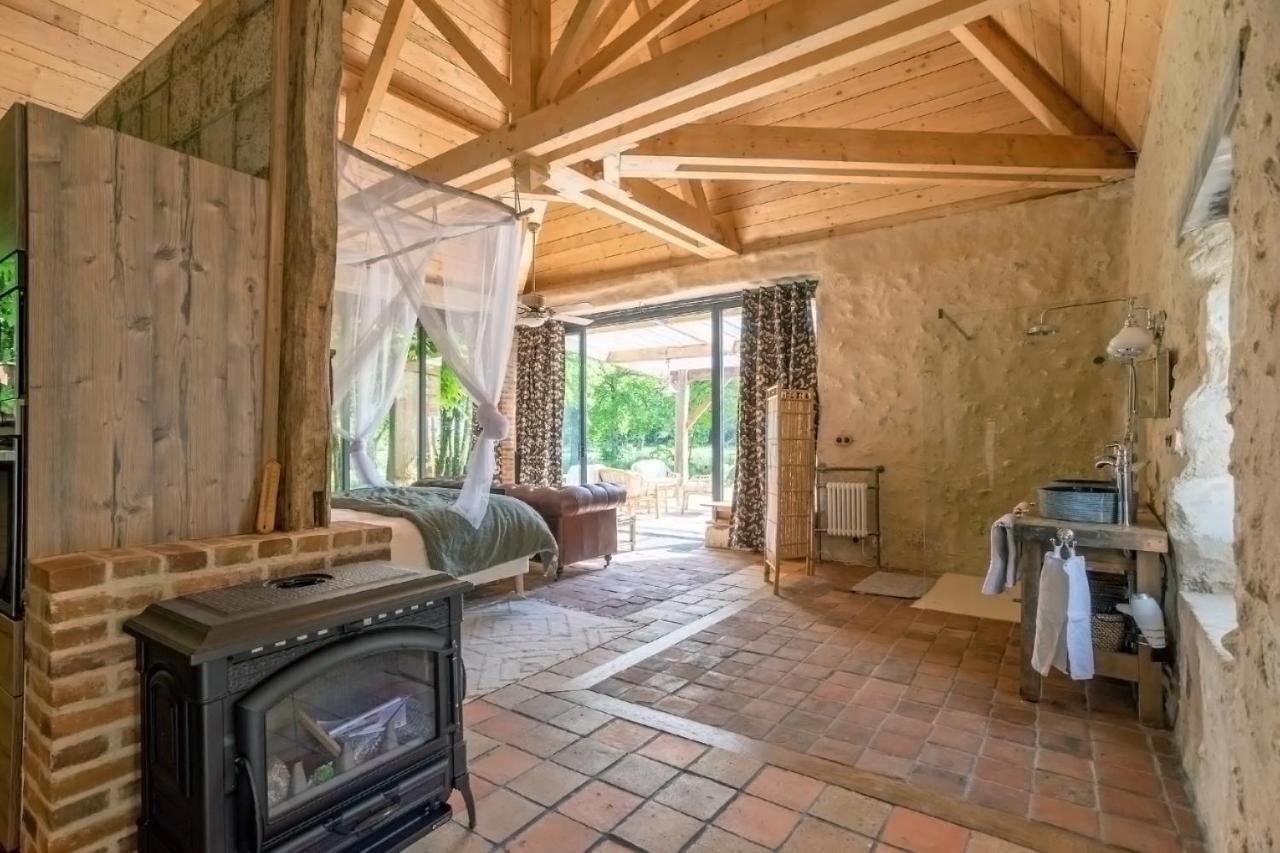 ז'ואה-לה-טור Manoir De La Mazeraie Lodge De Luxe Loire Valley מראה חיצוני תמונה